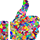 colorful like sign 40px